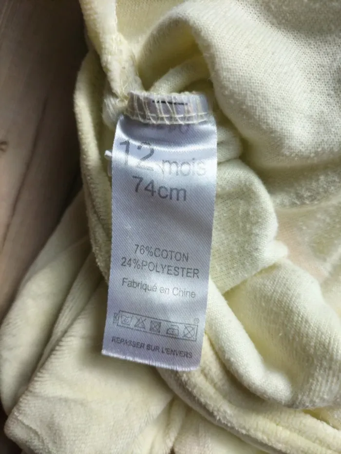 Pyjama une pièce velours - photo numéro 4