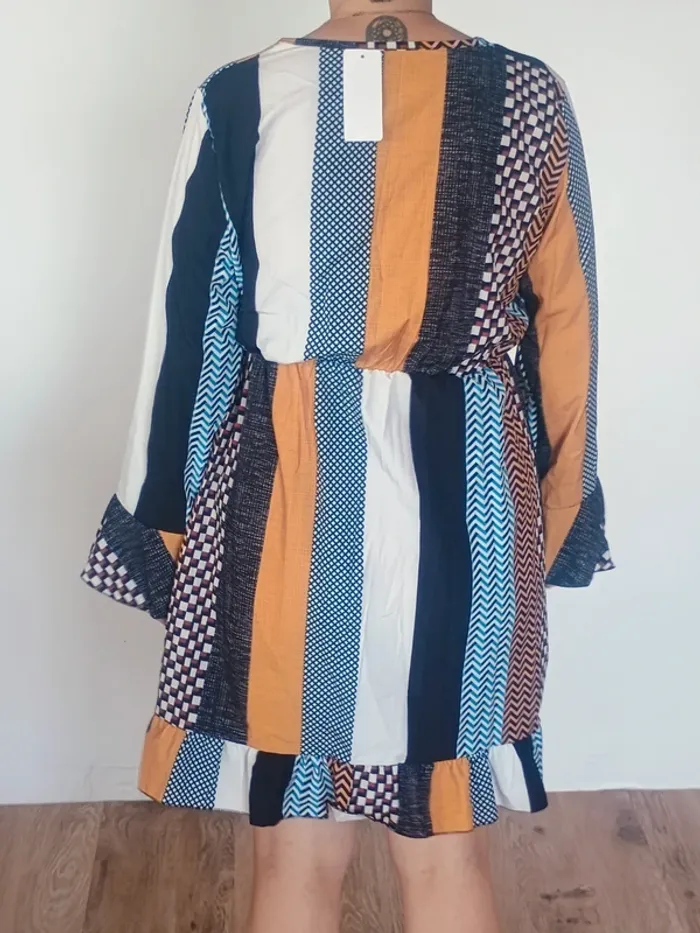 Robe à imprimé géométrique – Moda Italia – Taille l/xl - photo numéro 2