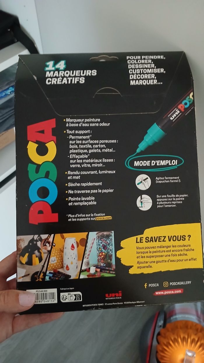 14 marqueurs posca  neuf - photo numéro 2