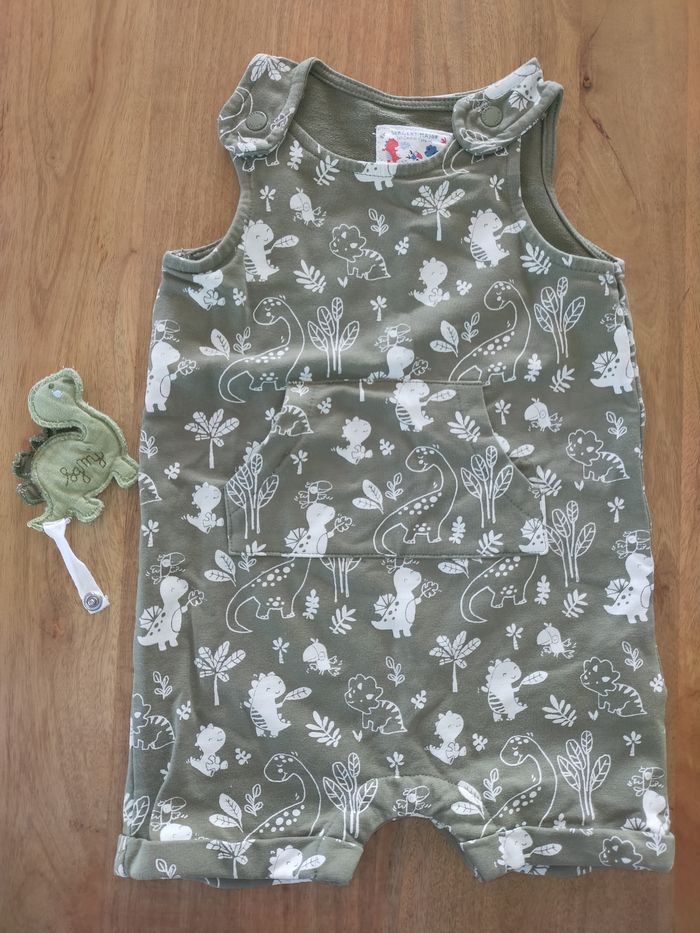 🦖 Lot de 2 barboteuses/combi-shorts dinosaures 🦕 - photo numéro 3