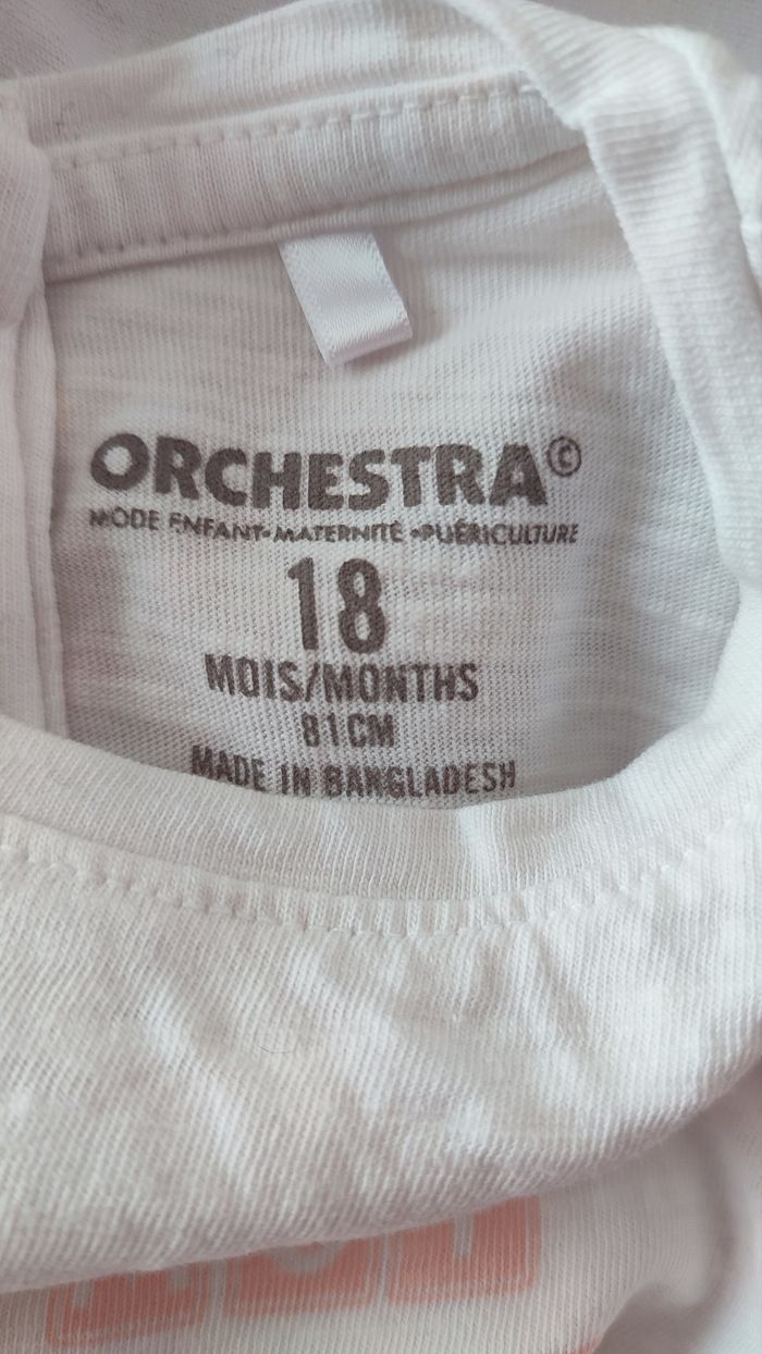 Tee shirt 18 mois Orchestra - photo numéro 3