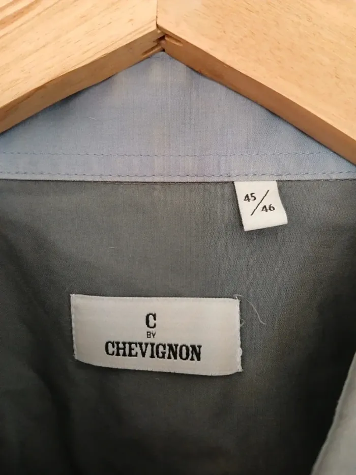 Chemise chevignon grise XL manches longues - photo numéro 2