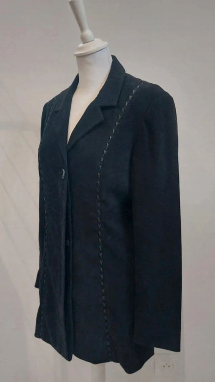 Ensemble tailleur deux pièces noir femme taille 40 - photo numéro 8