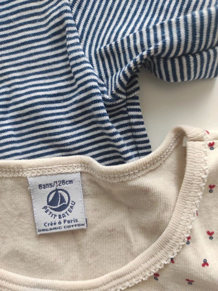 Tee-shirts Petit Bateau 8 ans - photo numéro 2