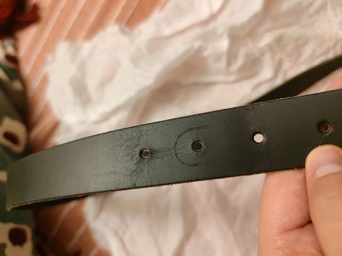 Ceinture cuir de vachette - photo numéro 2