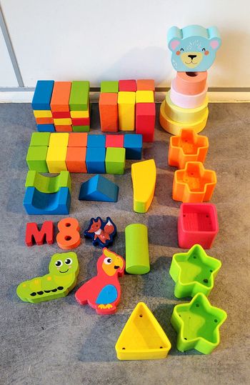 Cuve de construction en bois