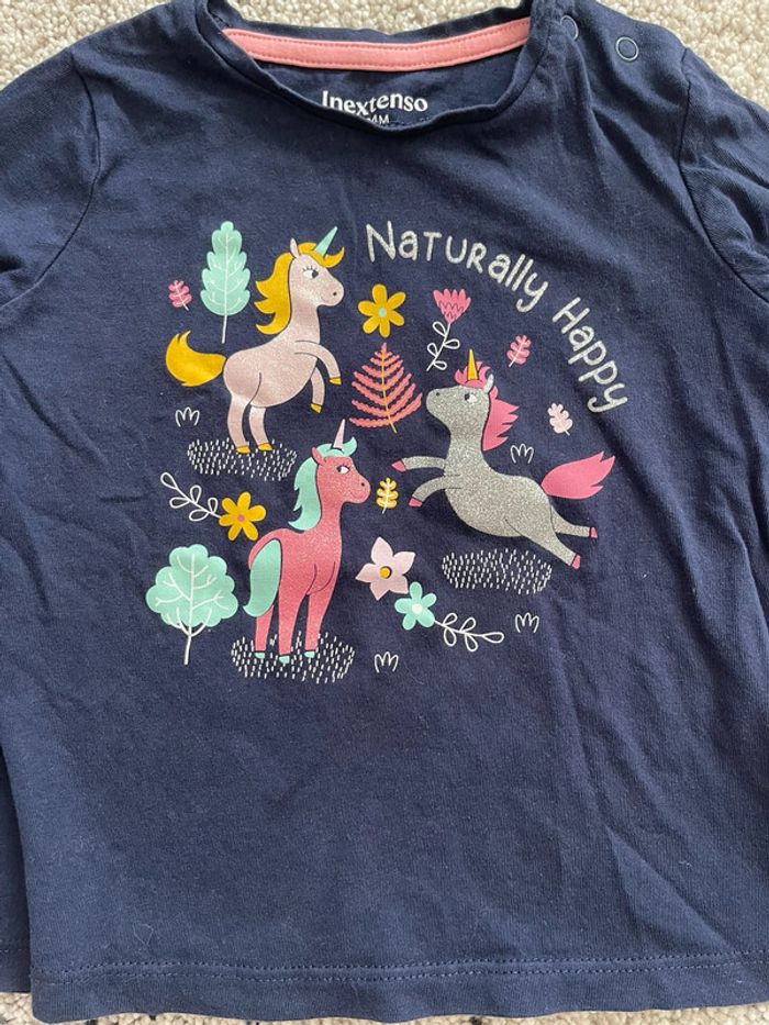 T-shirt fille 24 mois - photo numéro 3