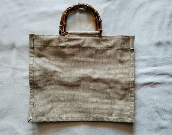 Sac à main toile de Jute et Bambou - photo numéro 6