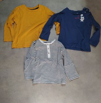 Hauts manches longues 2 ans