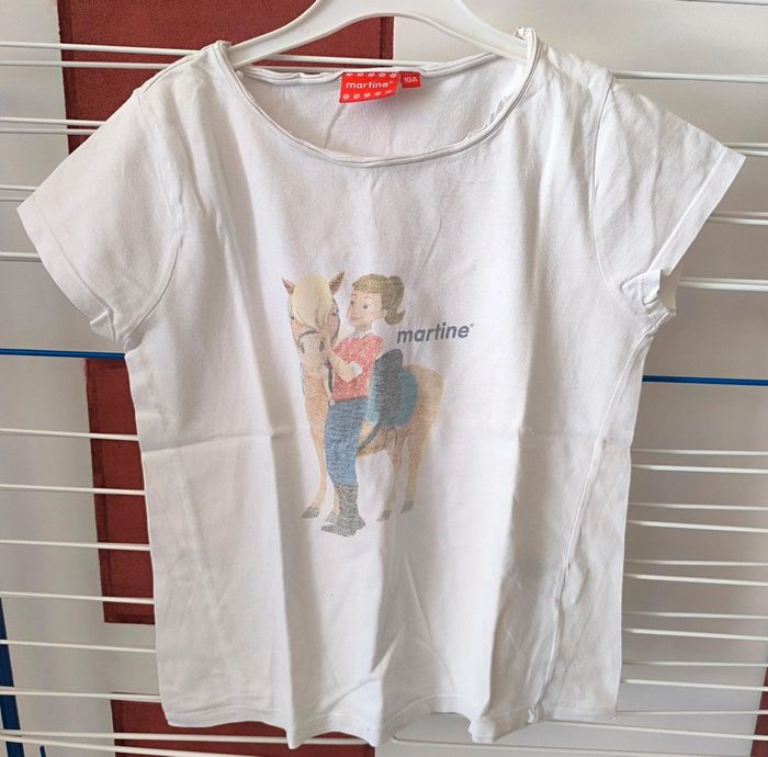 T-shirt collector fille 10-11 ans - Martine