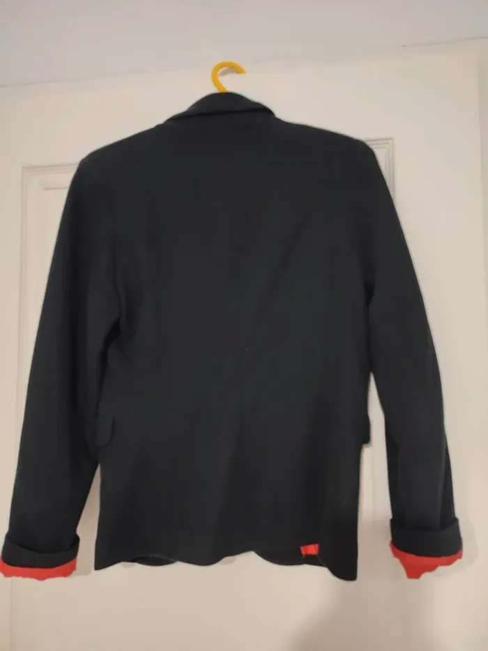 Blazer noir et rouge - photo numéro 4