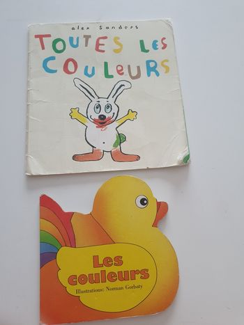 Livres bébé sur les couleurs 