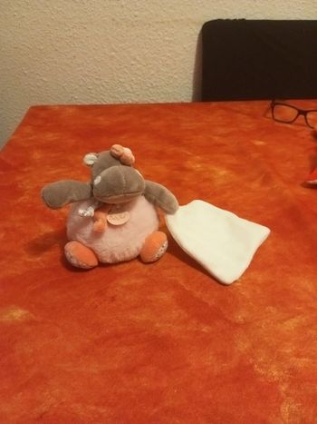 Doudou Hippopotame Zoe de Baby nat