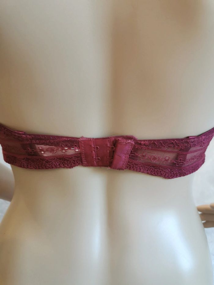 🌺Lot de 2 soutien-gorge. 90 C. Bordeaux. Preambule - photo numéro 8