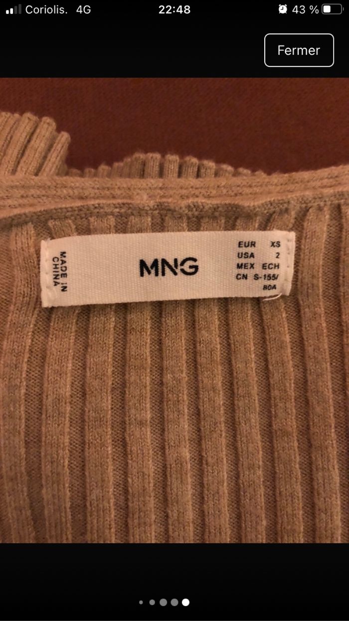 Robe manche longue mango - photo numéro 4