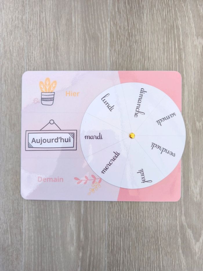 La roue des jours de la semaine - photo numéro 2