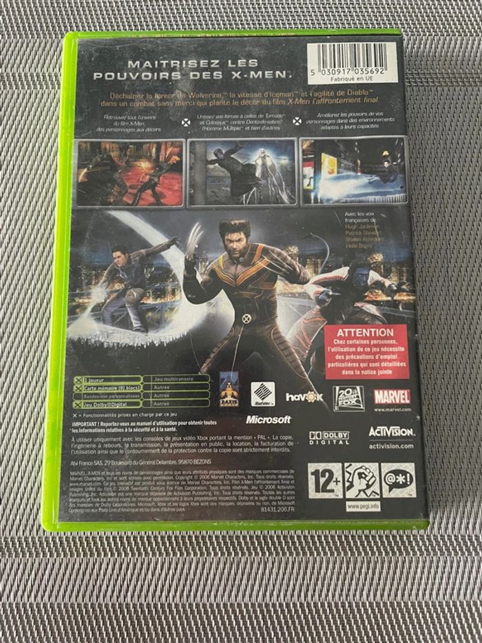 X-Men Le jeu officiel Xbox FR - photo numéro 3
