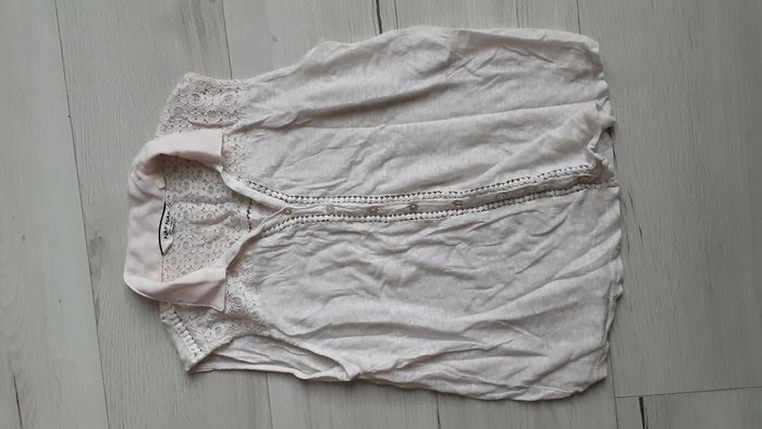 Vêtement femme top haut blouse écru Naf Naf taille S