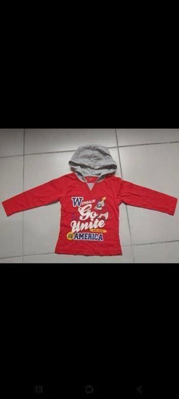 Tshirt à capuche manche longue 24 mois