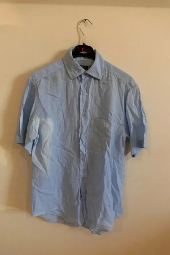 C46 chemise bleu Serge Blanco M