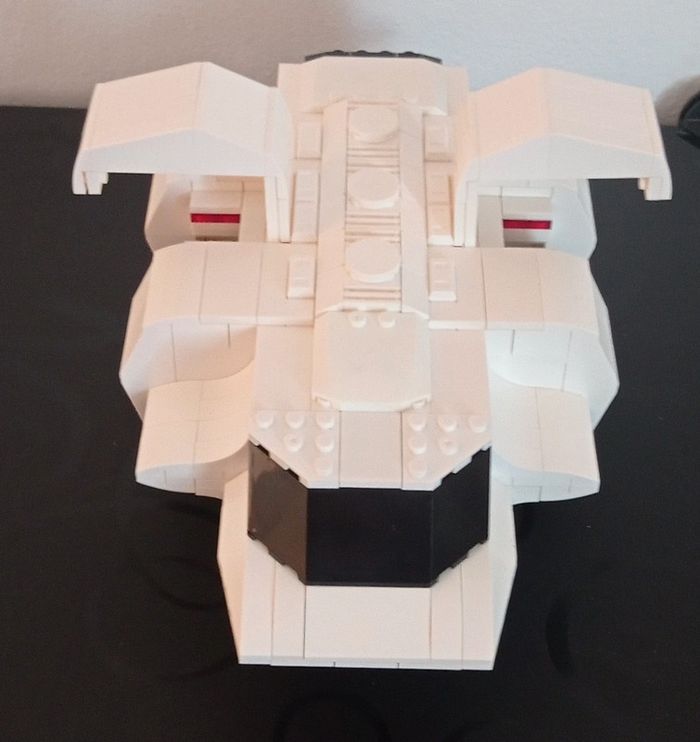 🤩culte !! v les visiteurs 1983 navette de transport+ chasseur visiteurs à construire - photo numéro 3