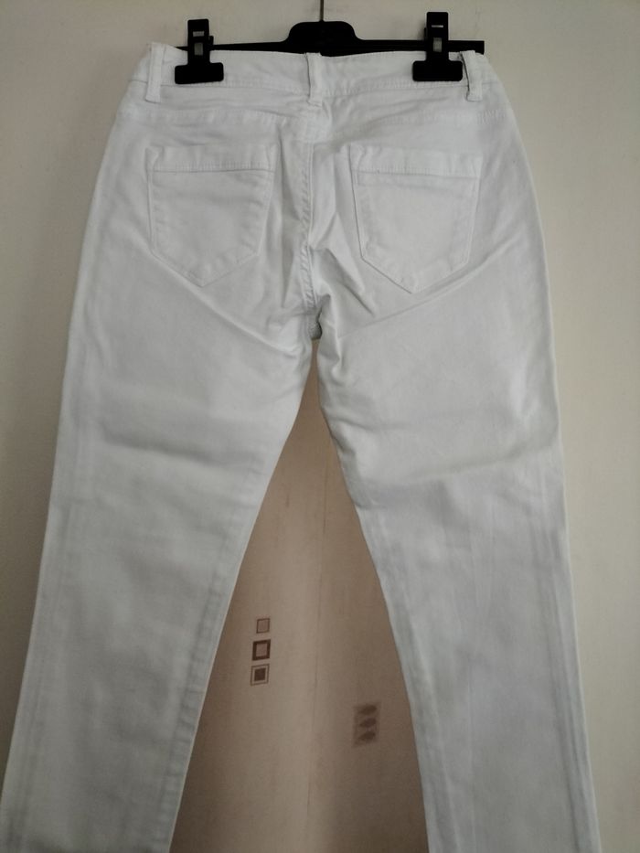 Jean blanc Cache Cache - photo numéro 2