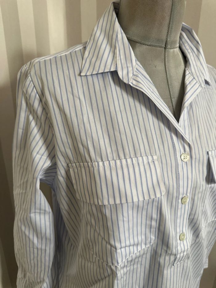 Chemise Gérard Darel rayée T:38 - photo numéro 2