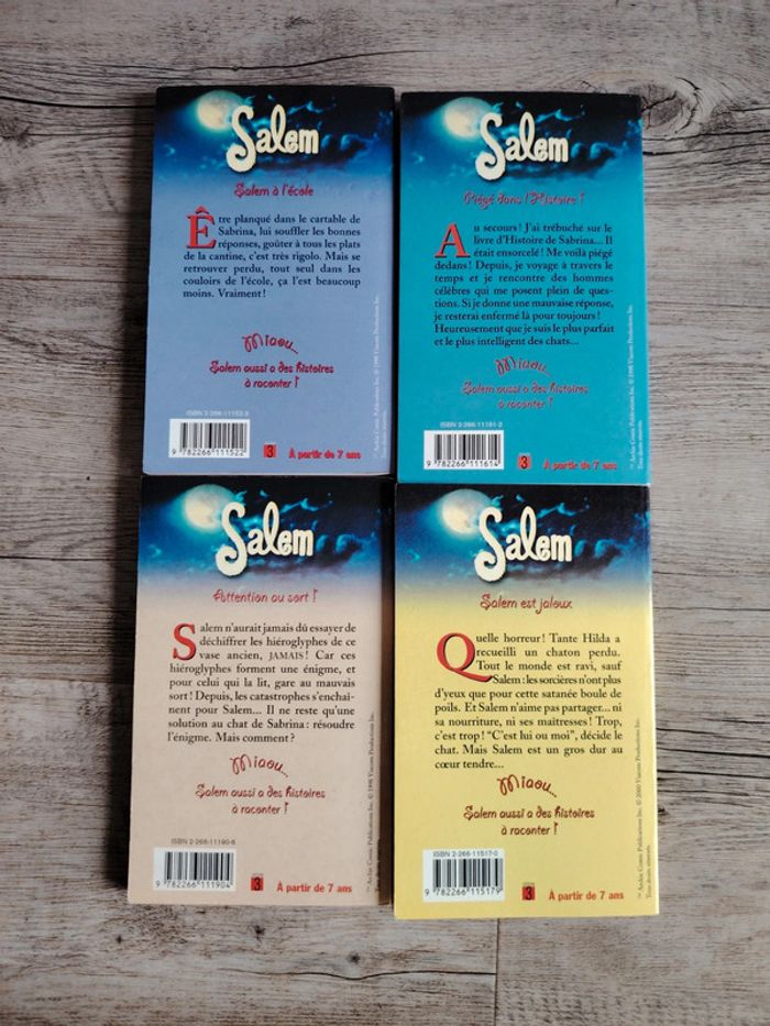 Lot de 4 livres "Salem le chat de Sabrina" - photo numéro 2