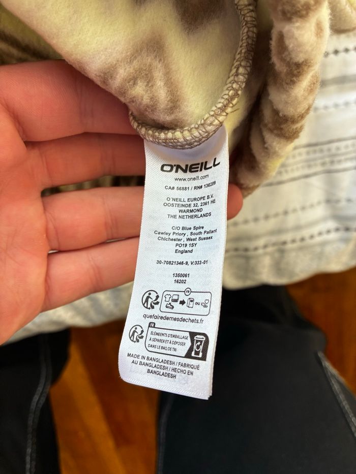 Polaire Sherpa Motifs Imprimés Aztèques à capuche O’Neill - Taille XS - Neuve - photo numéro 10