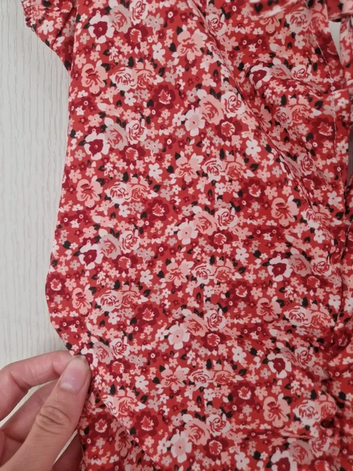 Jolie robe moulante d'été fleurie femme shein taille S/36 - photo numéro 5