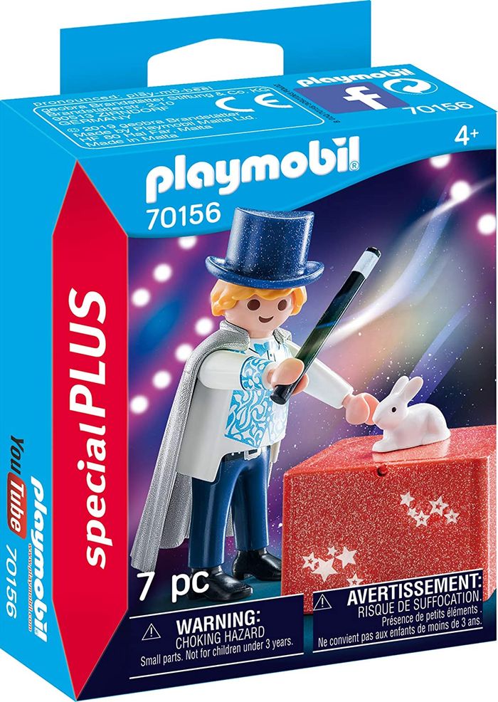PLAYMOBIL 70156 City Life Spécial Plus Magicien et boîte