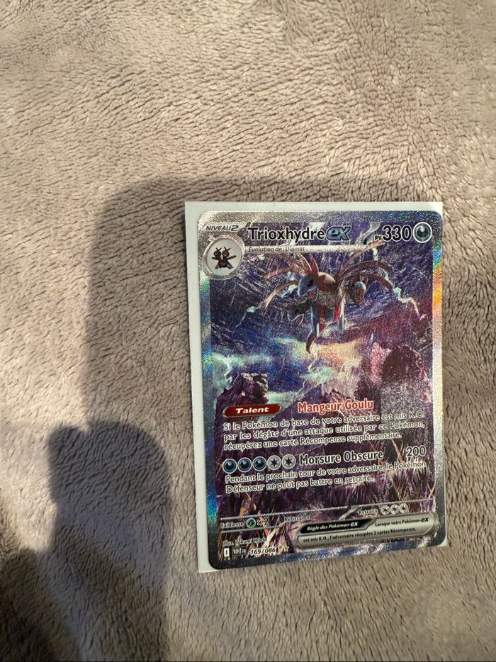 Carte Pokémon Trioxhydre Ex 169/086 Flamme Blanche - photo numéro 4