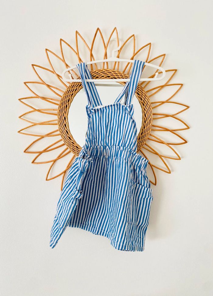 Robe salopette à rayures H&M 80 cm