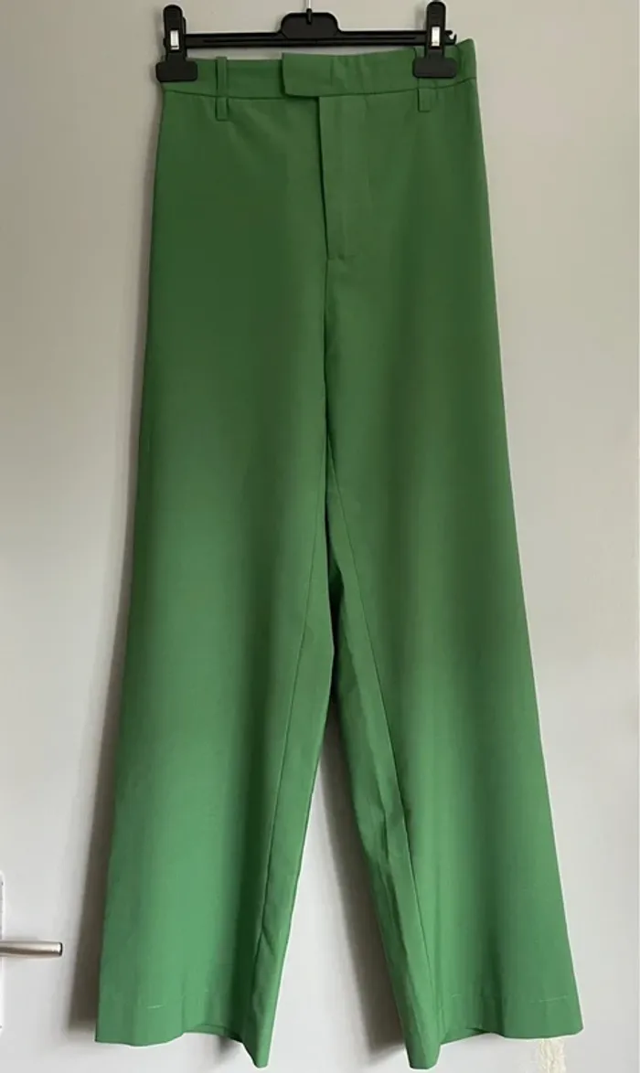 Ensemble tailleur pantalon Zara en laine taille XS - photo numéro 8