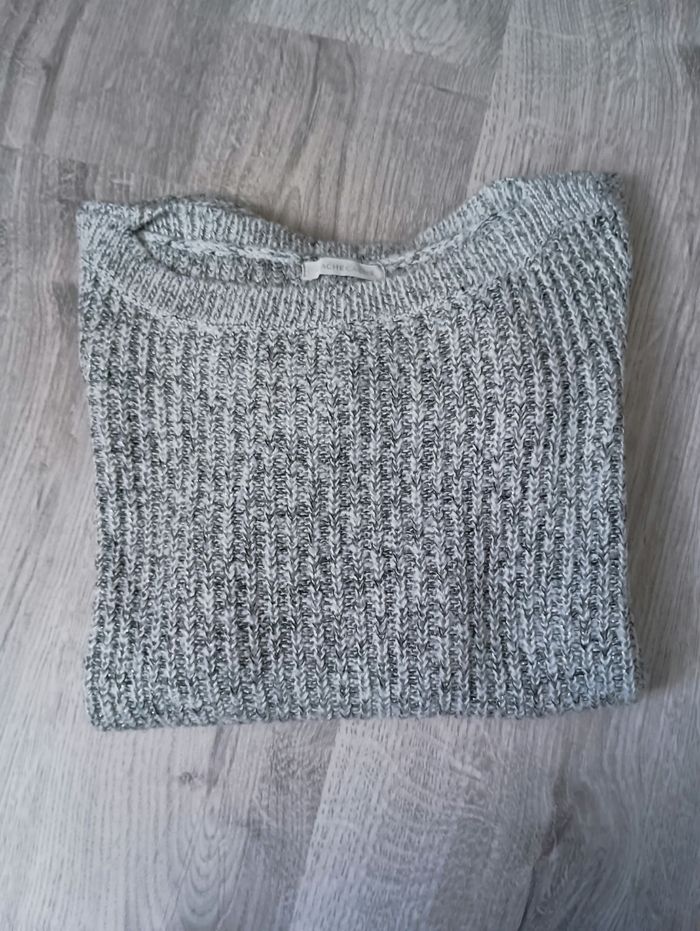 Pull gris pailleté Cache cache XS