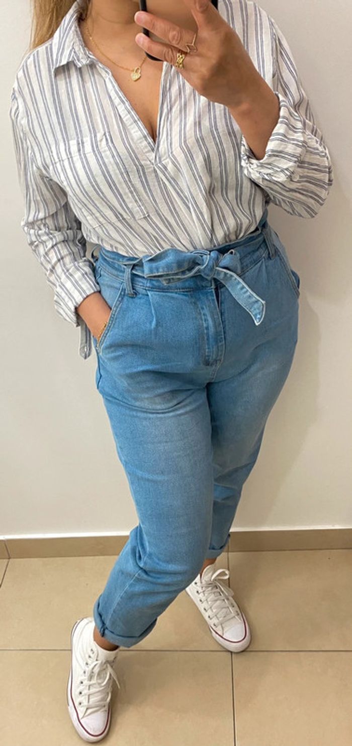 Blouse A Rayures Taille 40 - photo numéro 4