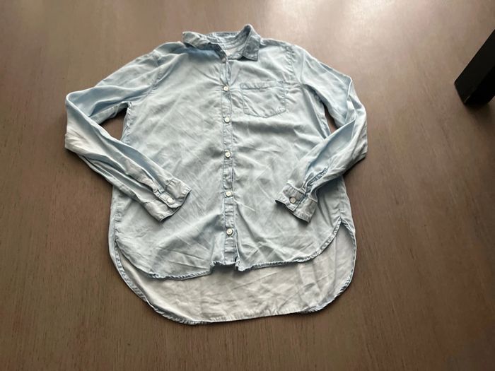 Chemise fine H&m 12 ans Bleu clair