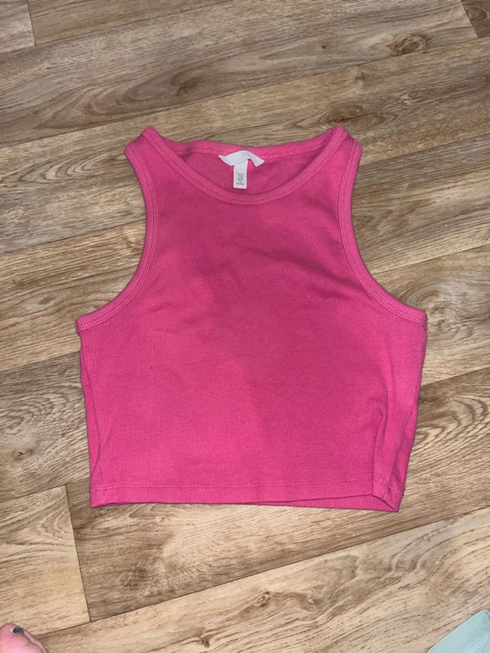 Crop top rose