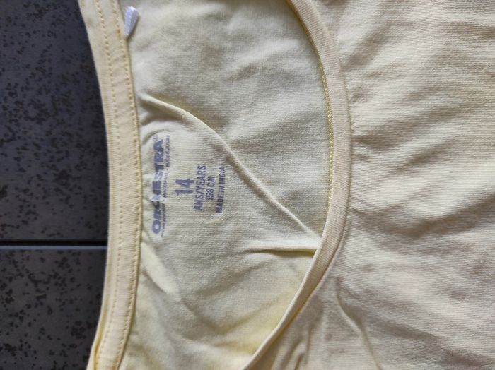 Tee shirt jaune - photo numéro 3