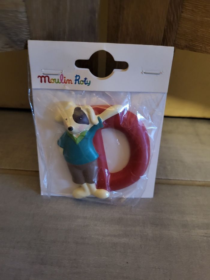 Lettre D pour chambre enfant Moulin Roty
