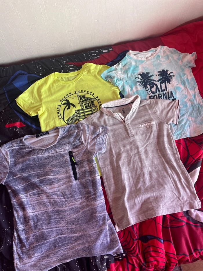 Lot T-shirt, 8 ans