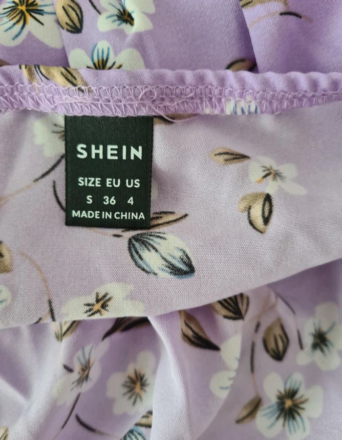 Robe à brides marguerites couleur lila neuve taille S Shein - photo numéro 4