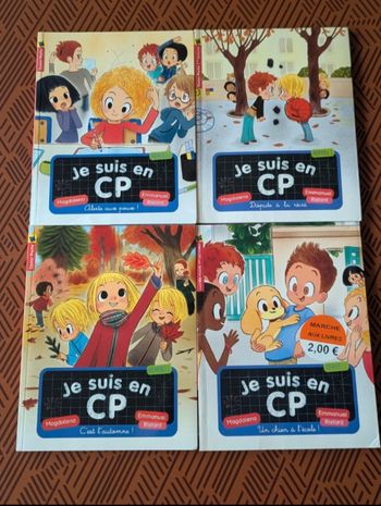 Lot de 4 livres je suis en CP niveau 1