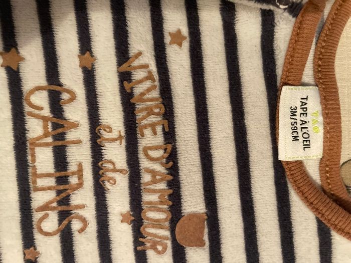 Lot de pijama pour bébé 3mois - photo numéro 8