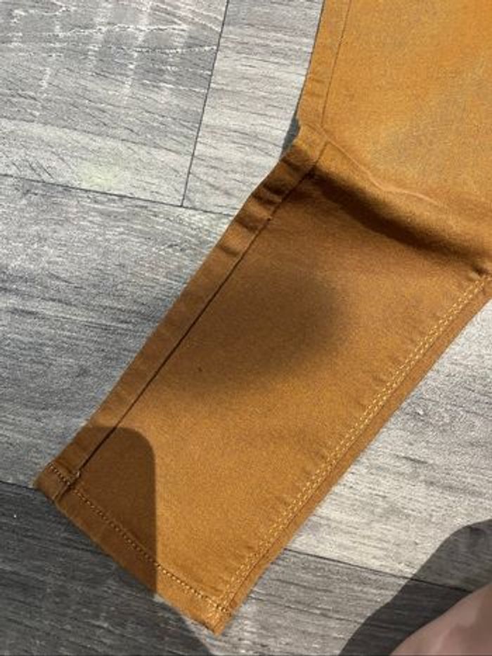 Pantalon fille couleur moutarde - photo numéro 4