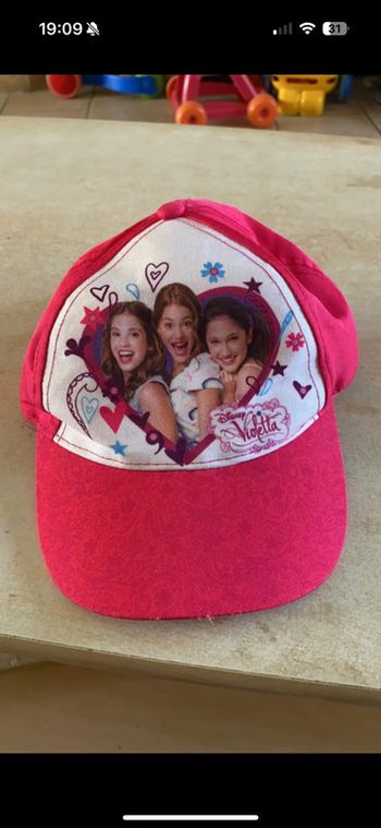 Casquette rose violetta