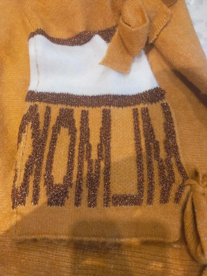 Pull manches longues laine moutarde femme  TU - photo numéro 15