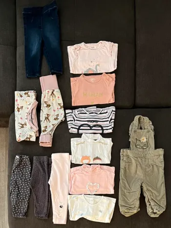 Lot de vêtements hiver fille 9 mois