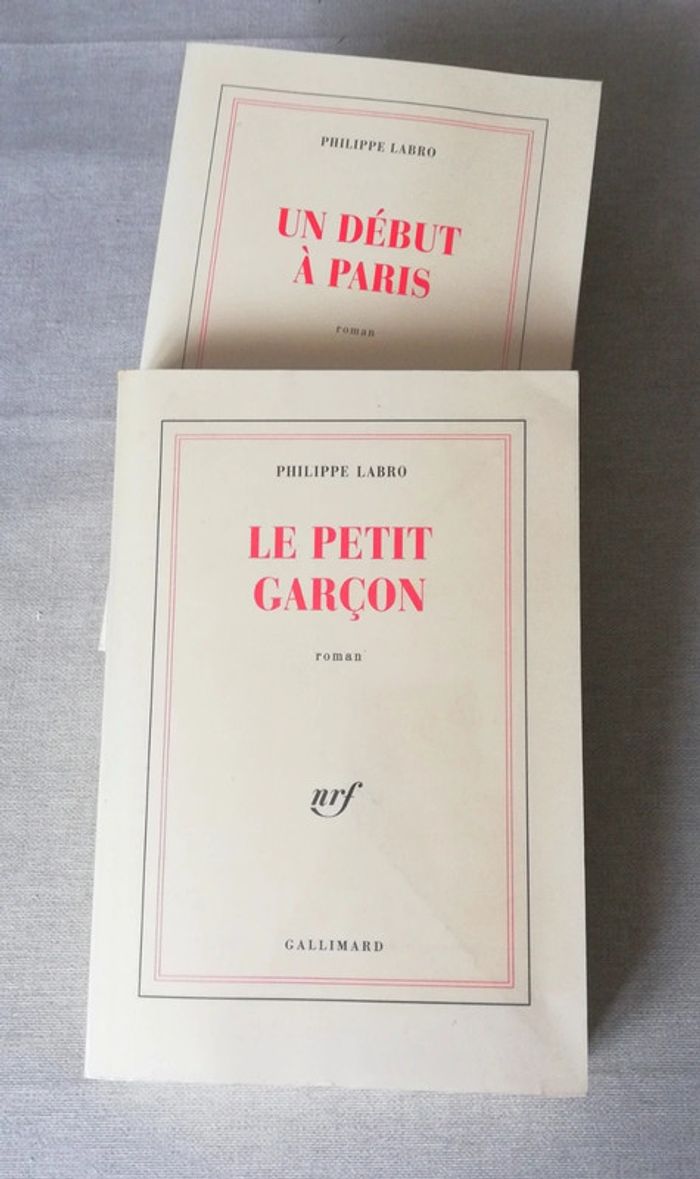 2 livres de Philippe LABRO