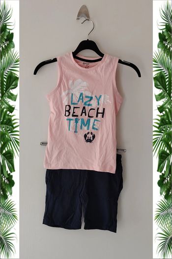 ensemble short débardeur - pyjama été-  epop 8 ans
